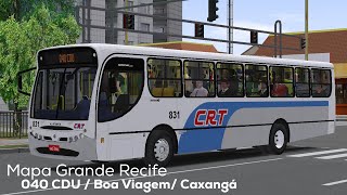 OMSI 2  Caio Apache Vip I Volkswagen 17210 EOD  🗺️ Mapa Grande Recife L040 [upl. by Aleuname]