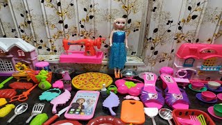 8 Minutes Satisfying With Unboxing Hello Kitty Kitchen Set  Frozen and Mini kitchen Set [upl. by Ahsenor258]