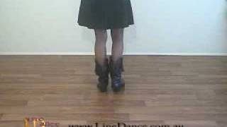 Bootscootin Boogie Line Dance Beginner video with Liz Collett from DVD vol 1 [upl. by Aierb714]