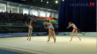 Russische Gymnastik bei Olympia [upl. by Ecnaled]