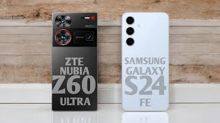 Nubia Z60 Ultra Vs Samsung galaxy s24 fe  z60 ultra vs galaxy s24 fe  specs and review 🔥 [upl. by Htebharas649]