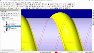 PRACTICA MASTERCAM 4 EJE 05 4 AXIS MORPH BETWEEN 2 CURVES [upl. by Arikat]