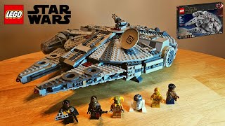 Speed Build and Review of the LEGO Star Wars Millennium Falcon 75257 [upl. by Joellen]