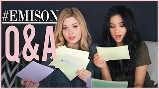 Emison QampA Pt 1 with Sasha Pieterse  Shay Talk [upl. by Nyleak]