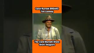 carolburnett BREAKS timconway  funny comedy funnycomedy comedyshorts comedyvideos legend [upl. by Bautram]