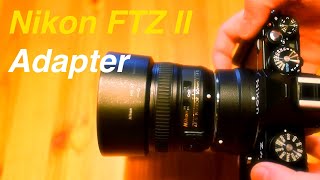 Nikon FTZ II adapter with the black Z fc [upl. by Babette]