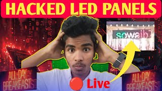 How to hack LED Panels  Hacked LED Panels with Mobile phone  Sign boards hack [upl. by Petulia320]