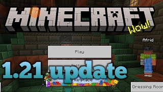 minecraft 121 update 🥳😴 [upl. by Aikit]