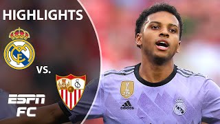 Sevilla vs Real Madrid  LaLiga Highlights  ESPN FC [upl. by Stargell]