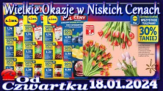 Lidl Nowa Gazetka Promocyjna od Czwartku 18012024 Najlepsze Okazje W Niskich Cenach [upl. by Barling]