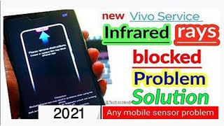 Vivo infrared rays blocked solutionInfrared ray block vivo y93 mobile problem solved hm arif [upl. by Harrod]