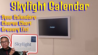 Skylight Digital Calendar  Wall Mount amp Stand Install [upl. by Eirual]