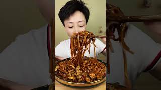 《Mukbang 》soy sauce noodle Miao [upl. by Anyahc]