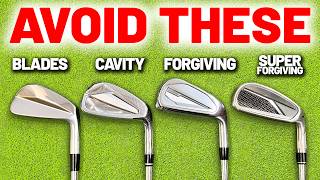 Which GOLF CLUBS should YOU use Blades vs Cavity Backs vs Forgiving Irons [upl. by Eusassilem]