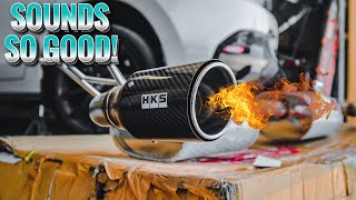 Mazda 3 BP HKS Exhaust [upl. by Aileve]