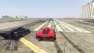 GTA 5 Online Drag Race  Krieger Vs LM87 [upl. by Nirrep784]