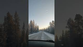 Driving in Lapland Finlandfinland4k finland finlandtourism winter driving carlover car [upl. by Akimihs]