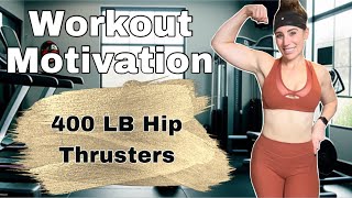 400 lb Hip Thrusters  Workout Motivation  High Energy [upl. by Alaikim626]