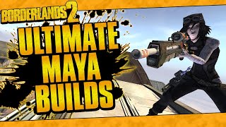 Borderlands 2  OP10 Ultimate Maya Builds Solo All Content [upl. by Manheim]