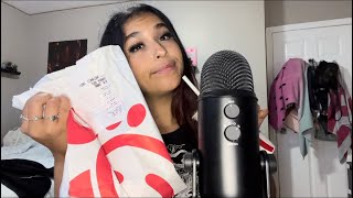 ASMR ChickFilA Mukbang CUSTOM VIDEO [upl. by Uok]