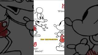 A Criação de Mickey Mouse e Steamboat Willie disney animação2d [upl. by Persson]