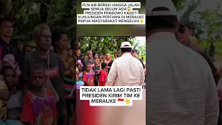 Presiden Prabowo Kaget😱 Di merauke Semua tidak ada😯 presidenprabowo papua [upl. by Ssirk387]