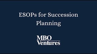 ESOPs For Succession Planning [upl. by Faletti]