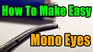 Easy DIY Monofilament Mono Eyes For Fly Tying  Tips and Tricks [upl. by Acissaj]