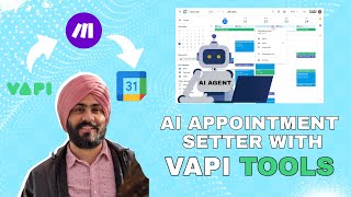 Make Voice AI appointment setter with Vapi Tools in 10 minutes Google Calendar amp Makecom [upl. by Ihn290]