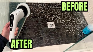 Bomves Electric Spin Scrubber Review  Perfect for Stubborn Hard Water Stains and Much More [upl. by Pineda]