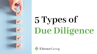 5 Types of Due Diligence [upl. by Montague497]