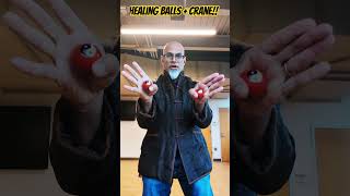 Crane Form With Baoding Healing BALLS  How to use them in a fun and creative way [upl. by Ulrike159]