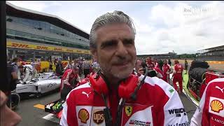 F1 Gran Bretagna 2015  Ettore Giovannelli intervista Maurizio Arrivabene prima del Gran Premio [upl. by Basir]