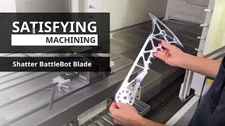 Using Dynamic Motion and Deburr to Machine the Shatter BattleBots Blade [upl. by Retsevlis]