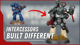 An ATTEMPT to make Primaris INTERCESSORS cool  Warhammer 40K ConversionKitbash [upl. by Ymmik]