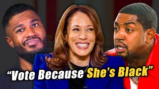 quotVote For Kamala Because Shes Blackquot says Dumb Rapper [upl. by Aerdnaz]