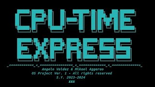 CPU Time Express [upl. by Nahoj]