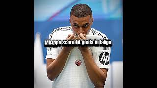 Mbappe stats in laliga 😂 youtubeshorts capcut shorts [upl. by Orutra]