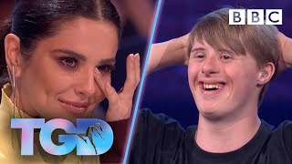 Inspiring dancer Andrew leaves Cheryl in floods of tears  The Greatest Dancer  Auditions [upl. by Ariada]