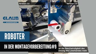 Applizieren mit Roboter  Varianten zum automatisierten Auftragen von Klebeband  GLAUB Automation [upl. by Christoph]