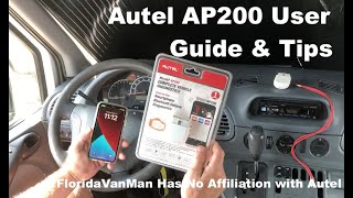 AP200 Autel User Guide and Tips [upl. by Clara]