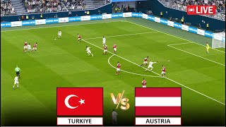 🔴LIVE  TÜRKİYE vs AUSTRIA I LIVE MATCH STREAMING I eFootbal Pes 21 Gameplay [upl. by Monica]