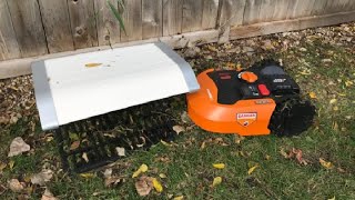 Worx Landroid L 20V 60Ah Robotic Lawn Mower Review Cuts up to 1 2 Acre  App Controlled [upl. by Neelahs]