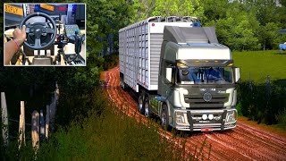 ShacMan Night Driving  Forest offroad  Mapa Eldorado  ETS2  Thrustmaster t300rs GT [upl. by Marcelo85]