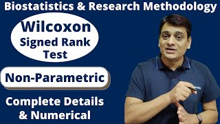 Part 1 Wilcoxon Signed Rank Test  Non Parametric Test  Biostatistics amp Research Methodology [upl. by Stubbs830]