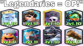 When Clash Royale Noobs Use All Legendaries… [upl. by Enilrahc647]