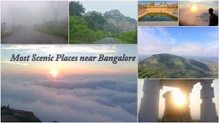 Most Scenic Places within 100Kms  Top 5 Must Visit  One day trips from Bangalore  Vinay Bengaluru [upl. by Ferro699]