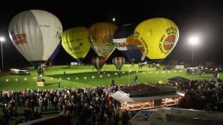 4 Halverder Ballonfestival  Das Ballonglühen 2012 in voller Länge [upl. by Yorled]