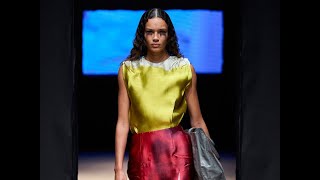 Miuccia Prada and Raf Simons present Prada SS24 Womenswear Collection [upl. by Barbour66]