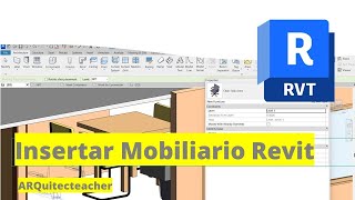 Insertar mobiliario Revit 2023 [upl. by Pascasia527]